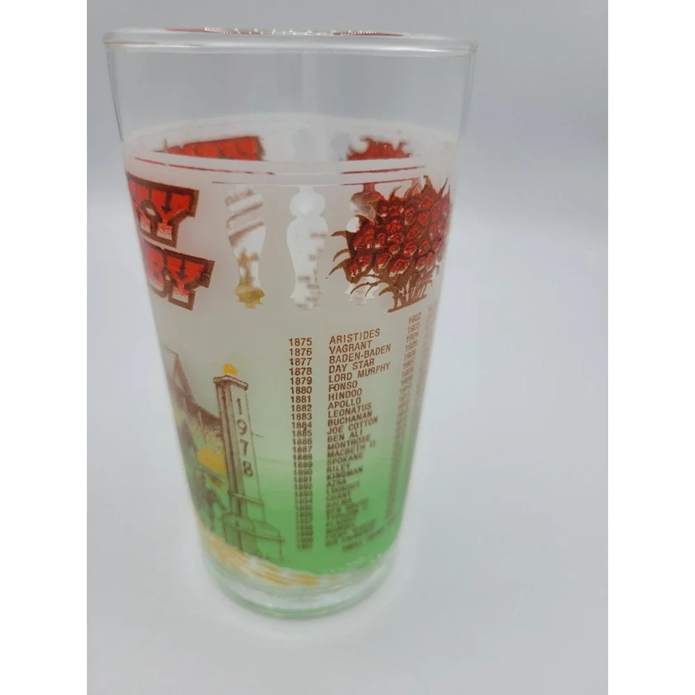 Vintage Childrens Kids Juice Glasses Blue Green Bears Bunnies‎ (2)